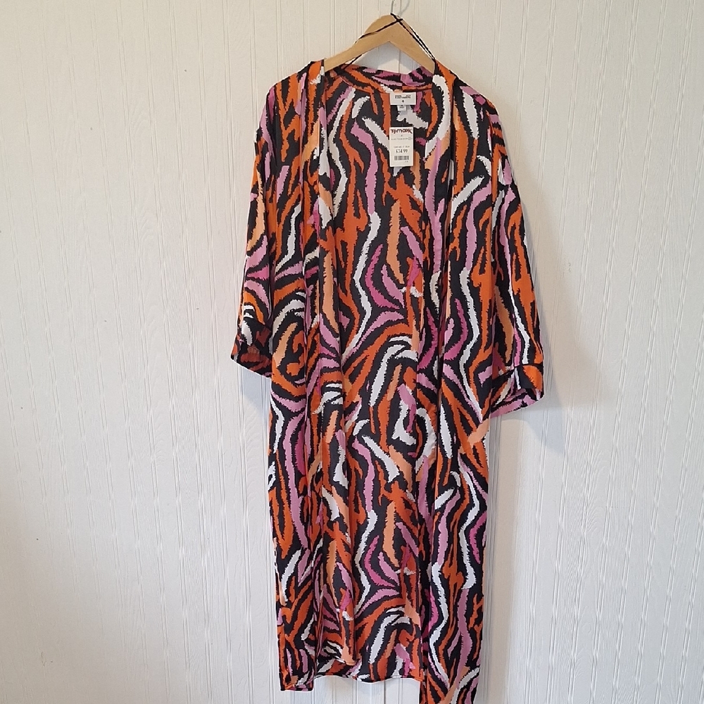 NWT Diane Von Furstenberg Abstract Print Wrap Robe & Dress